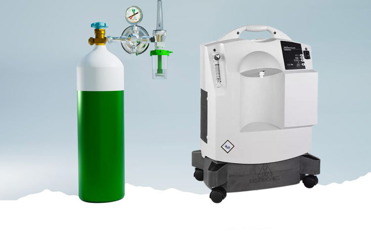 انواع تفاوت اکسیژن ساز با کپسول اکسیژن